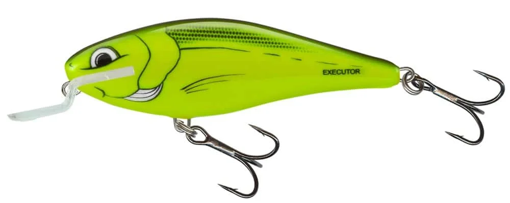 Rabat Salmo Wobler Rattlin Executor Pływający Chartreuse 7cm