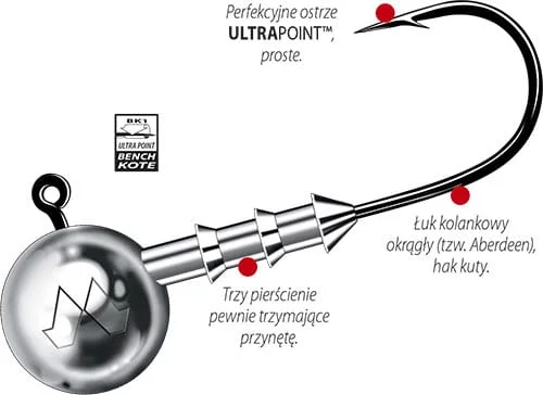Szybka dostawa Mustad główka jigowa 8/0 75g
