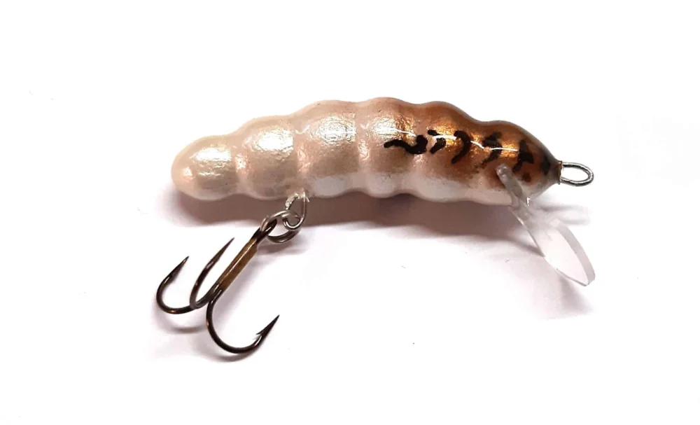 Darmowa dostawa Microbait Wobler Maggot Smużak 3,3cm Pływający Borer