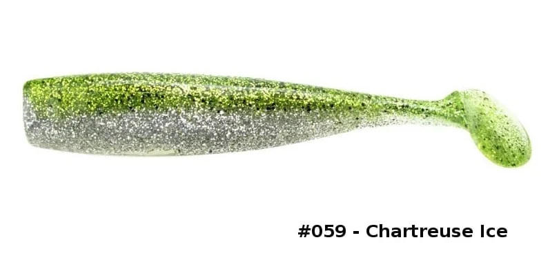 LUNKER CITY Guma Ripper Shaker 3,25” 8,5cm #59 Chartreuse Ice Tani