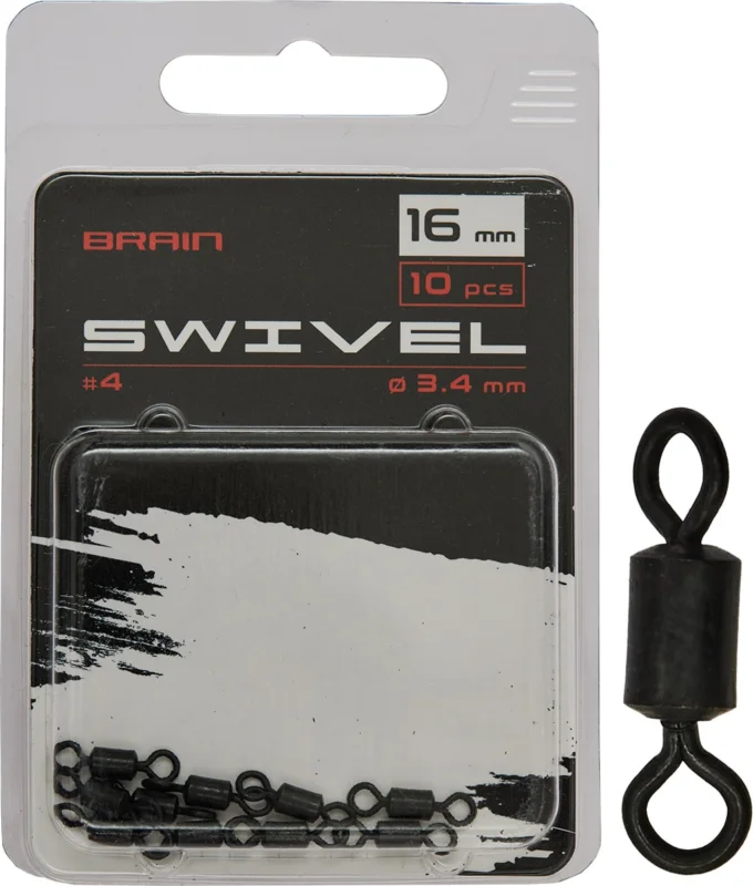 Nowość Brain Krętlik Swivel #4, 16mm, diam 3,4mm