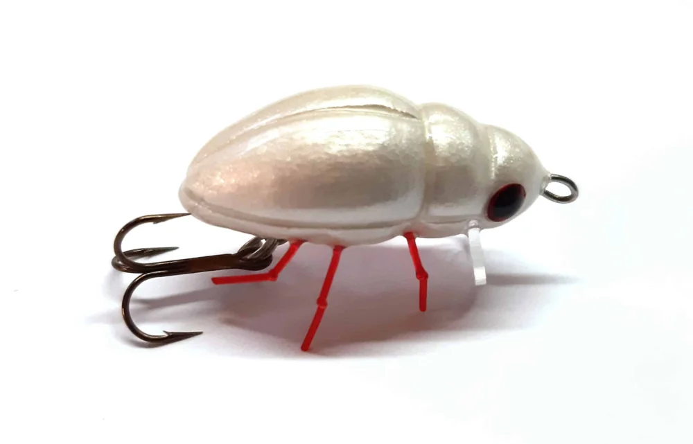 Tylko dziś Microbait Wobler Carabu Smużak 2,4cm Pływający Pearl