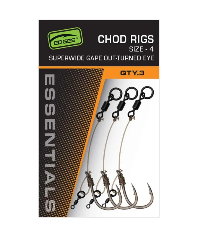 Najlepsza cena Fox EDGES™ Przypony Super Wide Gape Chod Rigs #6