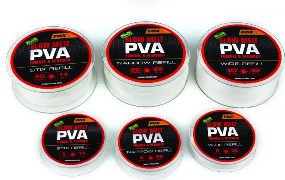 Najlepsza cena FOX Siatka Zapasowa PVA Edges Slow Melt PVA Mesh System 35mm Wide 20m