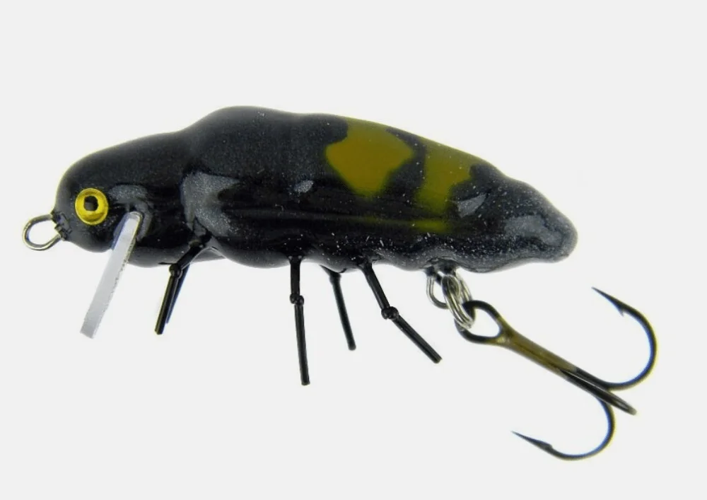 Obniżka ceny Microbait Wobler Chafer Smużak 2,7cm Pływający Black