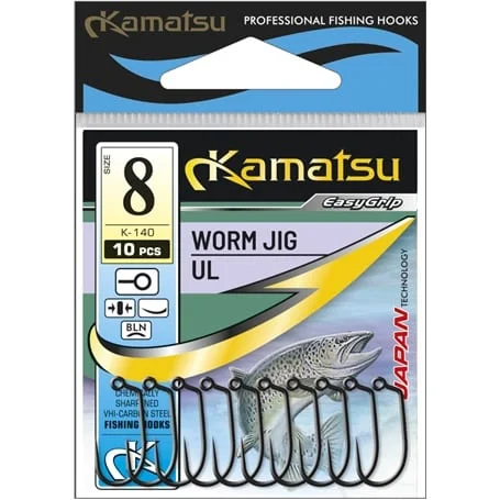 Bezpieczne zakupy Kamatsu Haczyki Worm Jig Ul nr 8