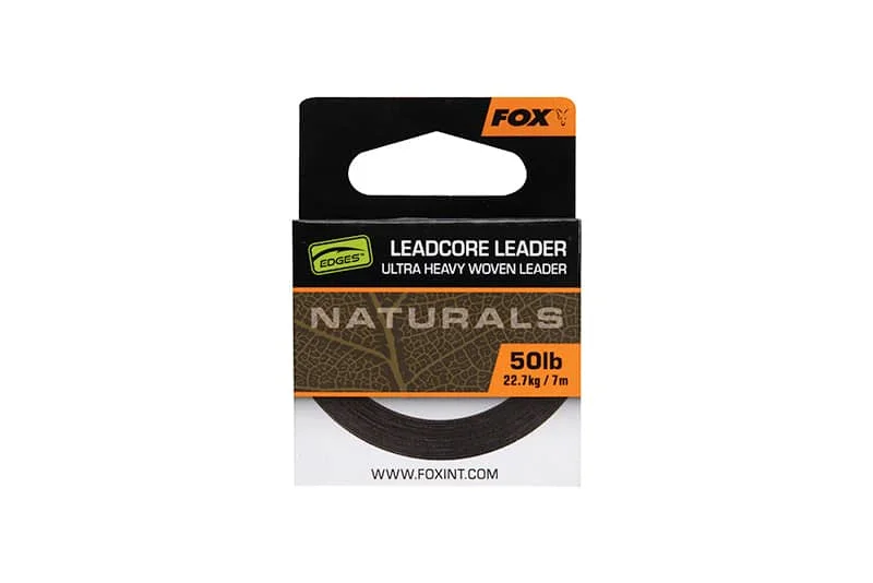Fox Naturals Leadcore 7m 50lb /22.7kg Promocja
