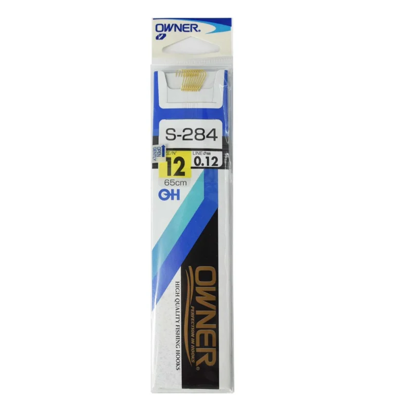 Haczyki z przyponem Owner S284 rozmiar 12 - złoty Oferta