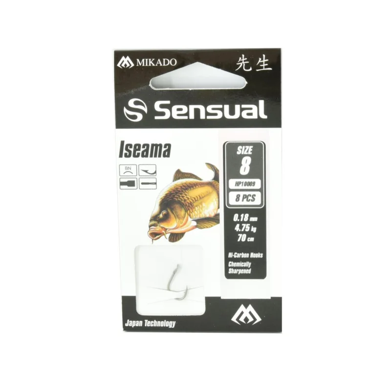 Oferta limitowana Haczyki z przyponem Mikado z przyponem Iseama rozmiar 8 8 sztuk