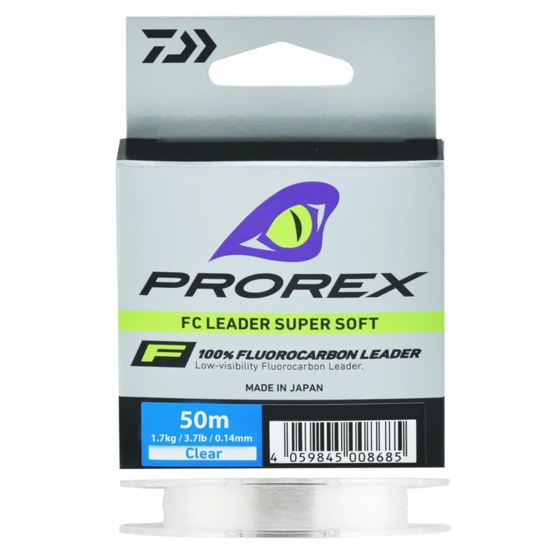 Nie przegap Fluorocarbon Daiwa Prorex 0.14mm 50m