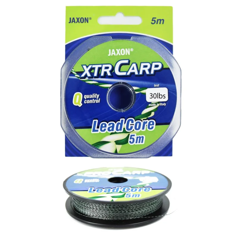 Plecionka przyponowa, karpiowa Jaxon Pro Carp Lead Core 30 lbs 5m zielona Bestseller