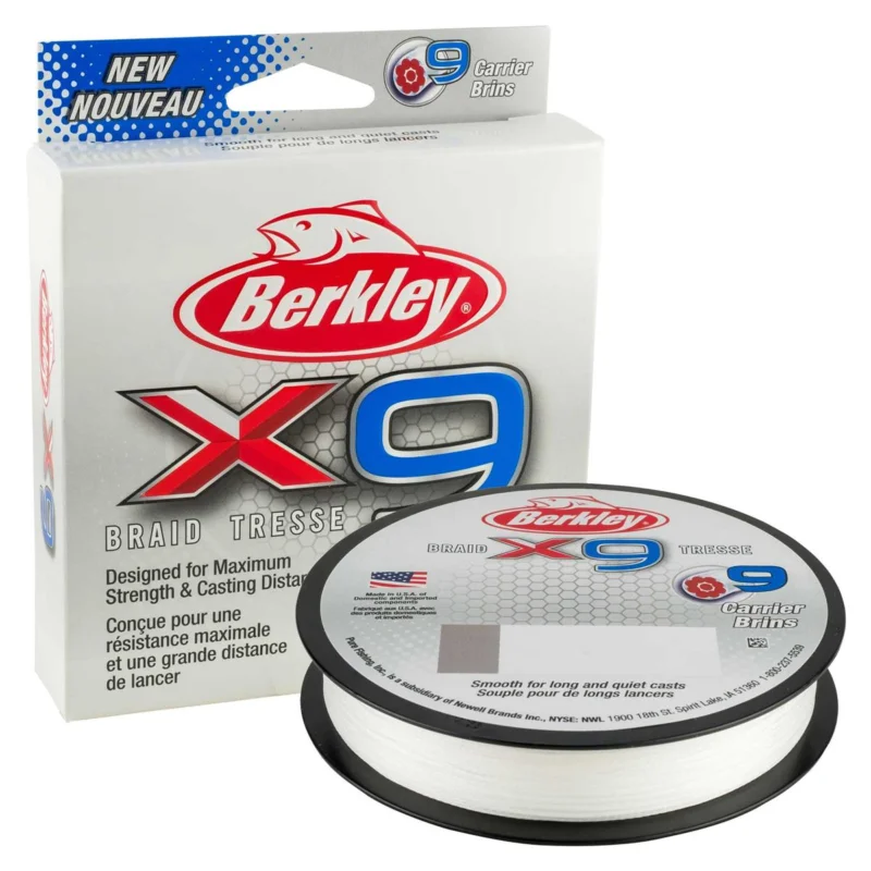 Bestseller Plecionka spinningowa Berkley X9 Braid Crystal 0,43mm 150m