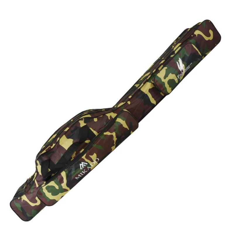Premium Pokrowiec na wędki 3 komory camo Mikado 160cm