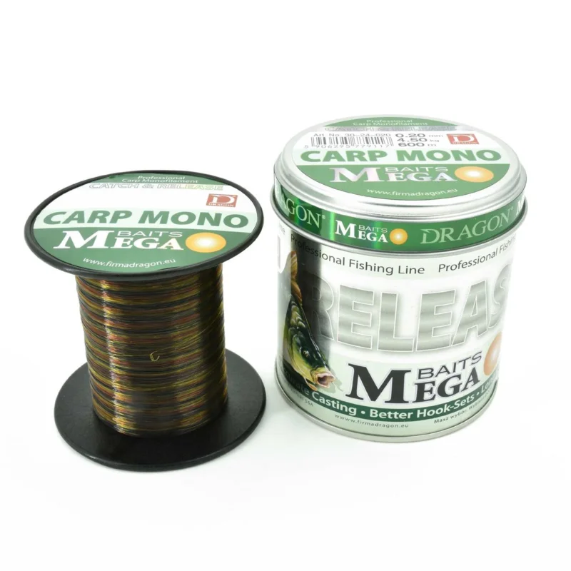 Żyłka karpiowa Dragon MegaBAITS Carp Mono Camou 0.20mm 600m Zamów teraz