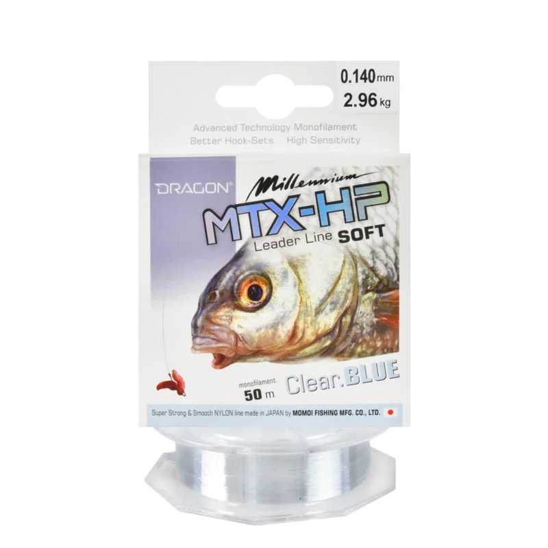 Dostępne od ręki Żyłka przyponowa Dragon Millenium MTX-HP Soft 0.14mm 50m