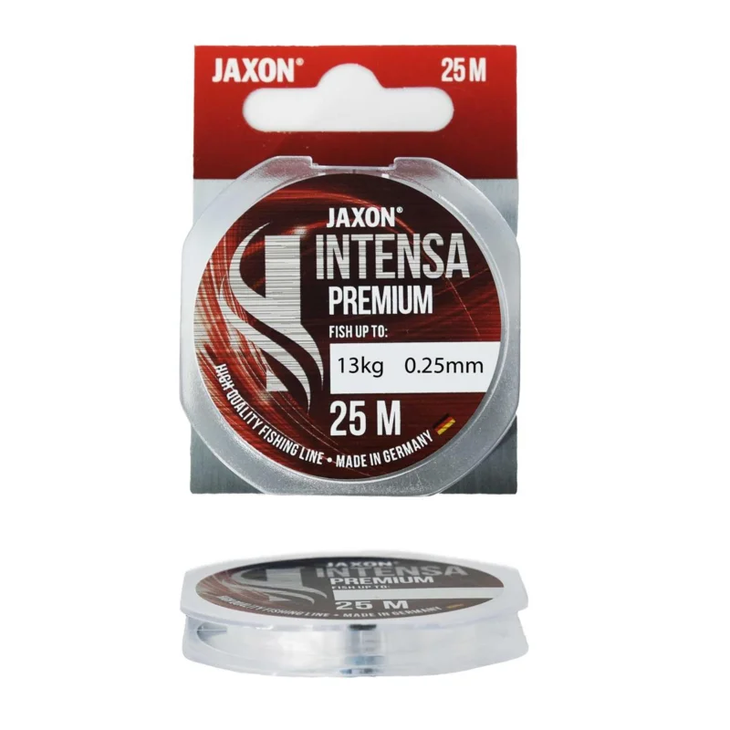 Dostępne od ręki Żyłka przyponowa Jaxon Intensa Premium 0,25mm 25m