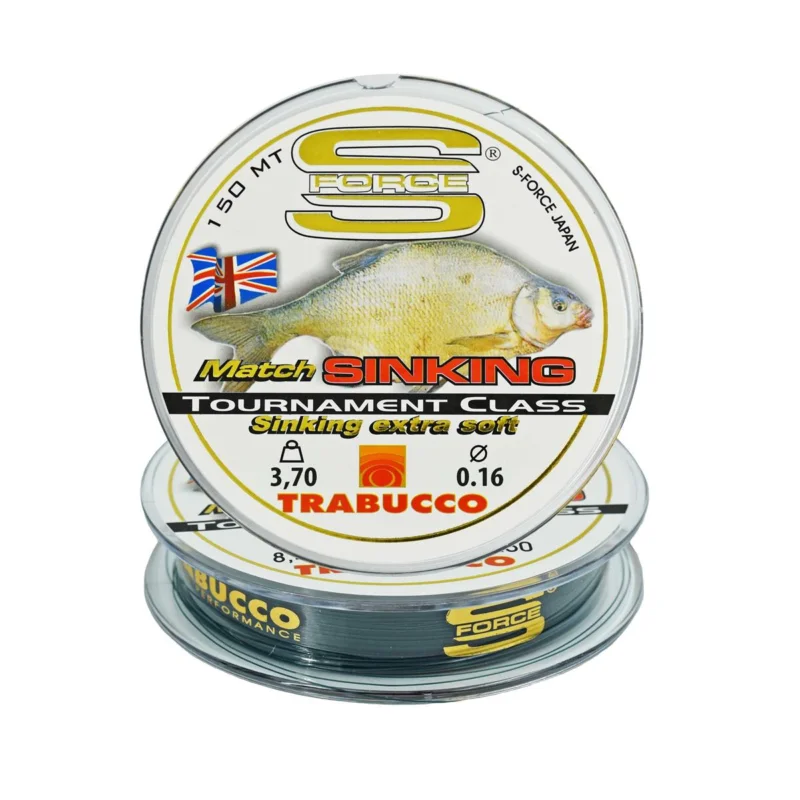 Żyłka spławikowa Trabucco S-Force Match Sinking 0,16mm 150m Oferta czasowa