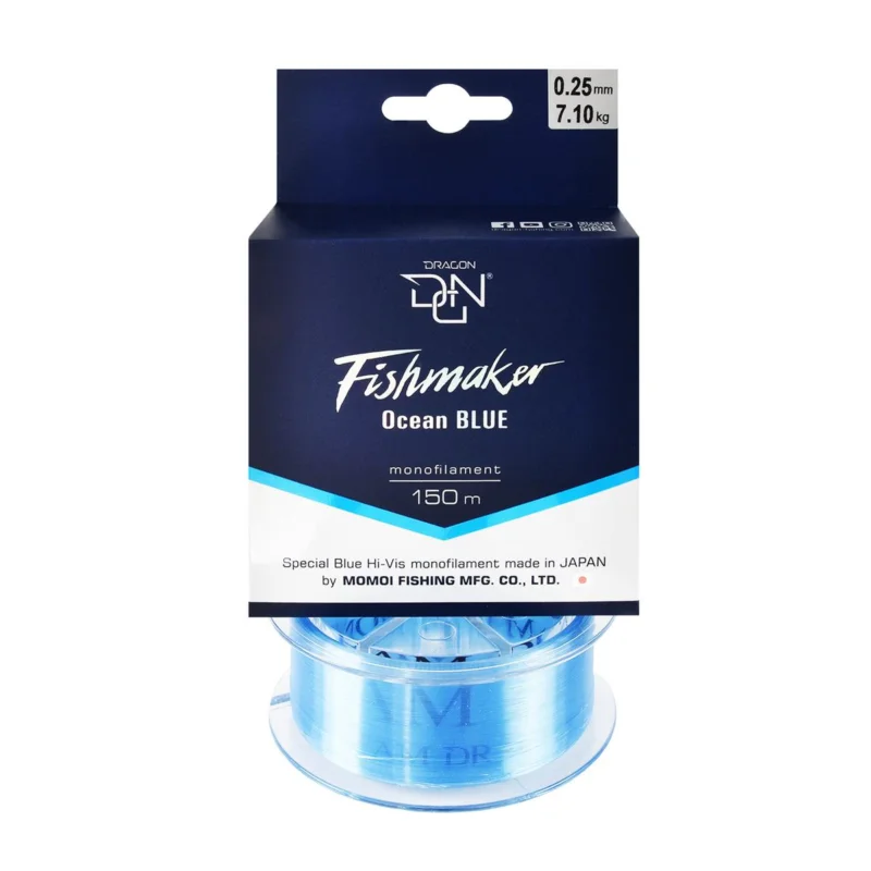 Żyłka spinningowa Dragon Fishmaker Ocean Blue 0.25mm 150m Rabat
