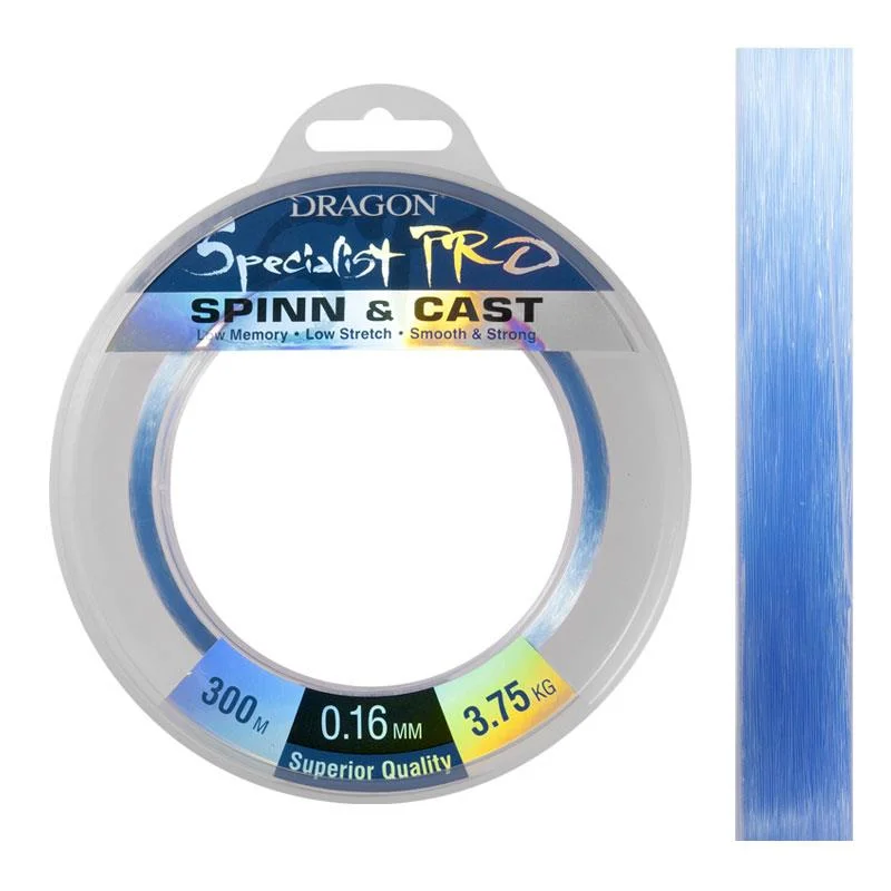 Żyłka spinningowa Dragon Specialist Pro Spin & Cast 0.16mm 300m Bezpieczne zakupy