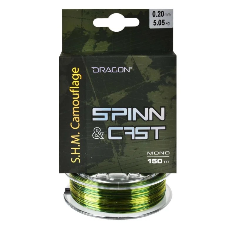 Żyłka spinningowa Dragon S.H.M. Camouflage Spinn & Cast 0.20mm 150m Premium