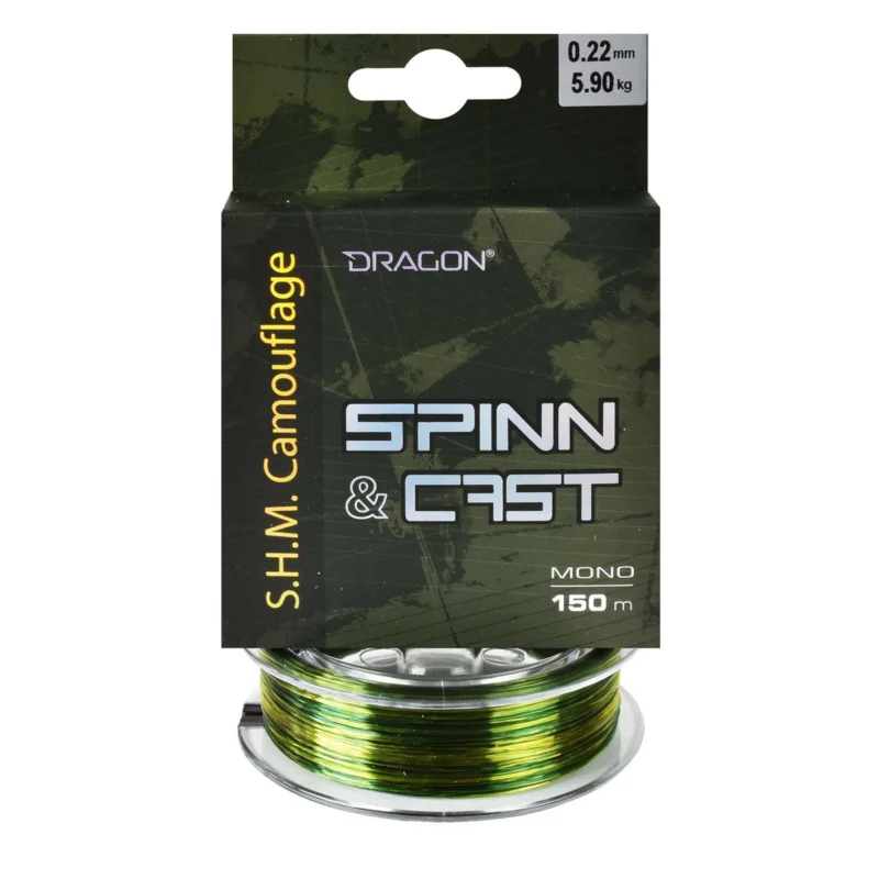 Żyłka spinningowa Dragon S.H.M. Camouflage Spinn & Cast 0.22mm 150m Oferta czasowa