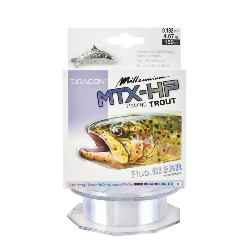 Żyłka spinningowa Dragon Millenium MTX-HP Pstrąg 0.18mm 150m Zamów dziś