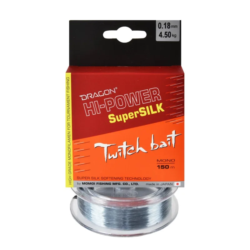 Żyłka spinningowa Dragon Hi-Power SuperSILK Twitch Bait 0.18mm 150m Okazja