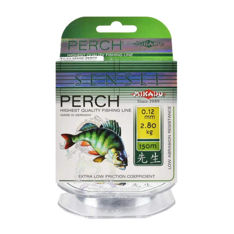 Żyłka spinningowa Mikado Sensei Perch 0.12mm 150m Łatwy zwrot