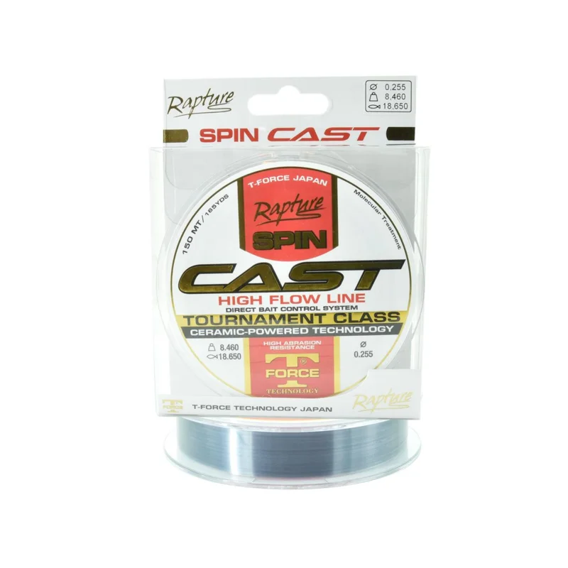 Żyłka spinningowa Trabucco Rapture Spin Cast 0.255mm 150m Dostępne od ręki