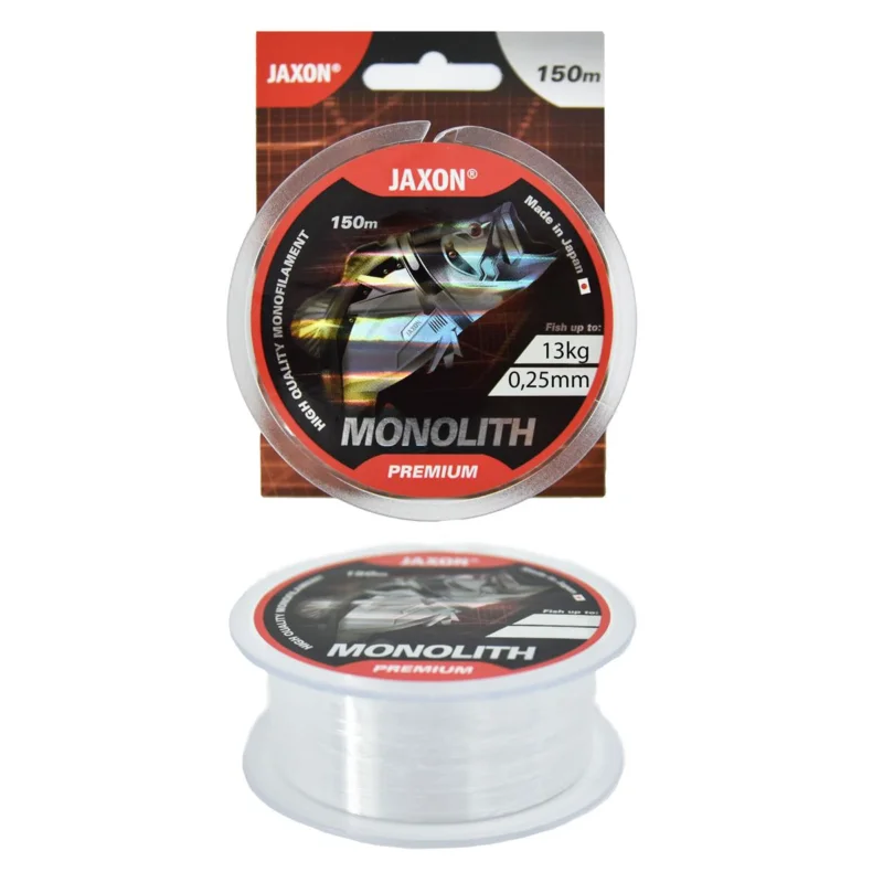 Niska cena Żyłka uniwersalna Jaxon Monolith Premium 0,25mm 150m