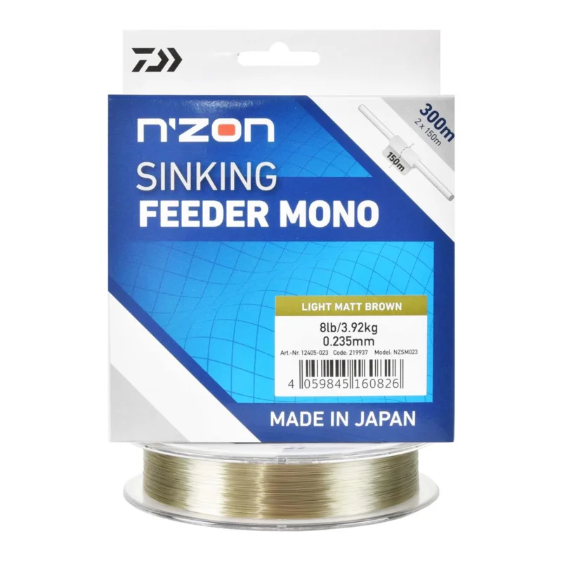 Dostępne od ręki Żyłka feeder, gruntowa Daiwa N'Zon Sinking Feeder Mono 0,23mm 300m