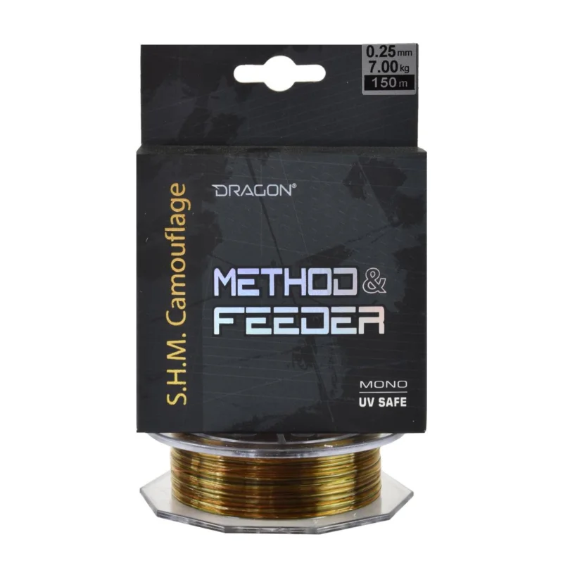 Żyłka do methody Dragon S.H.M. Camouflage Method & Feeder 0.25mm 150m Ostatnie sztuki