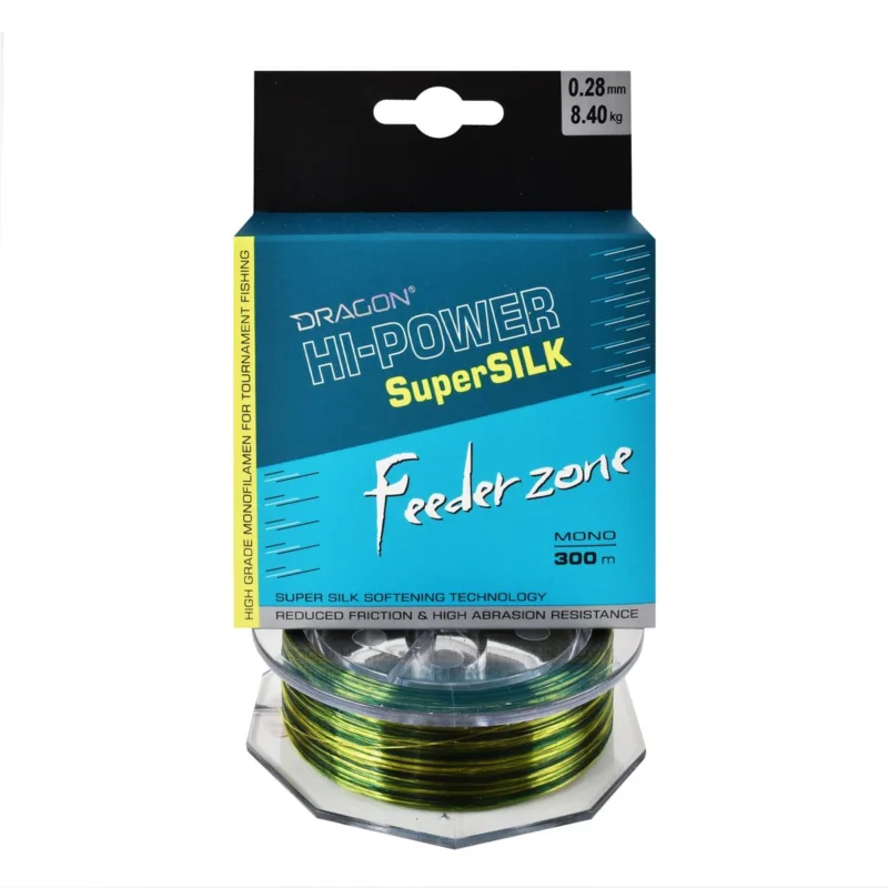 Ograniczona ilość Żyłka feeder, gruntowa Dragon Hi-Power SuperSILK Feeder 0.28mm 300m