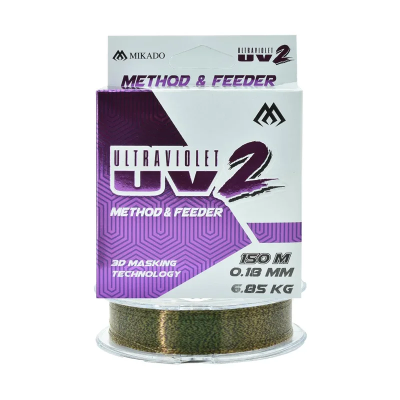 Bezpieczne zakupy Żyłka Ultraviolet II Method & Feeder Mikado 0.18mm 150m