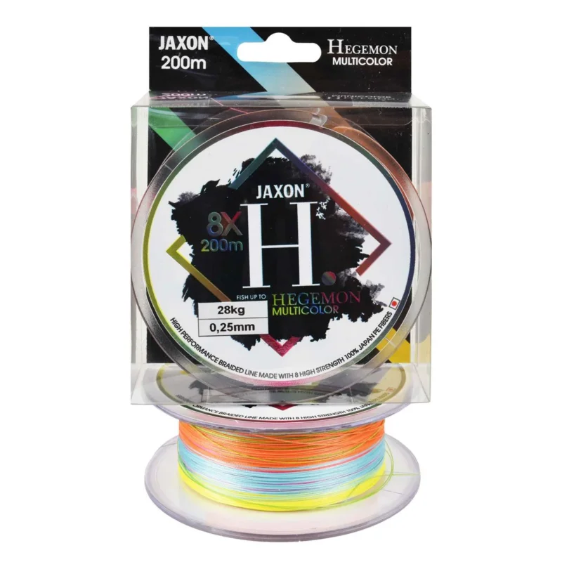 Rabat Plecionka morska Jaxon Hegemon 8X multicolor 0.25mm 200m