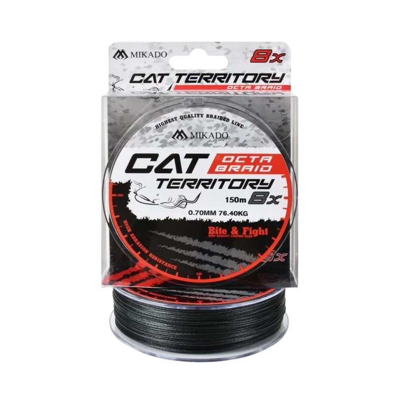 Plecionka sumowa Mikado Cat Territory Octa Braid 0.70mm 150m zielona Tani