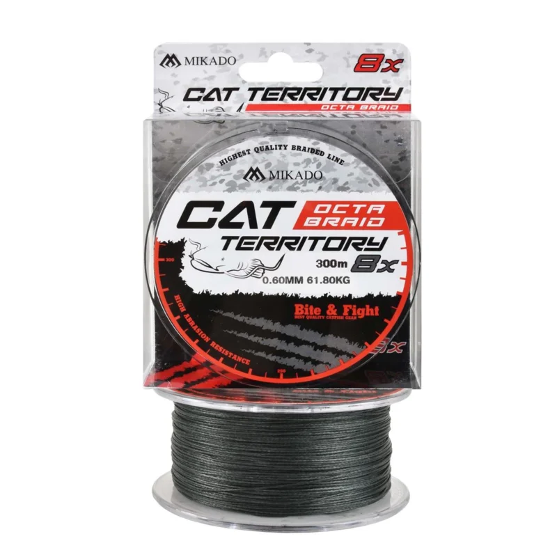 Plecionka sumowa Mikado Cat Territory Octa Braid 0.60mm 300m zielona Wyprzedaż