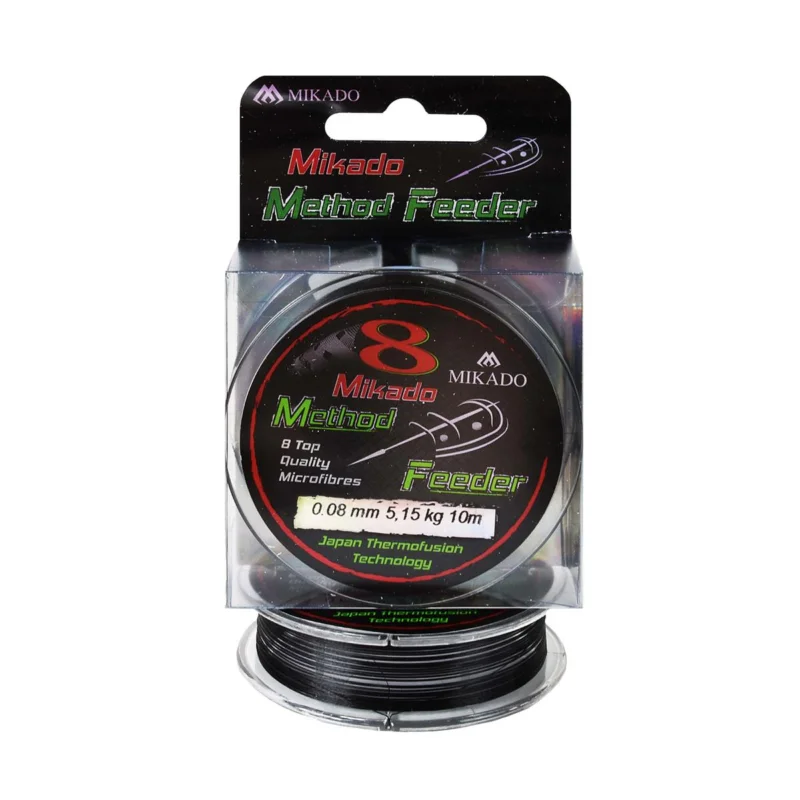 Plecionka przyponowa Mikado Octa Method Feeder 0.08mm 10m czarna Ekspresowa dostawa