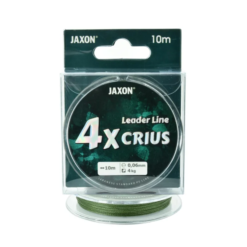 Ostatnie sztuki Plecionka przyponowa Jaxon Crius 4X Leader Line 0.06mm 10m