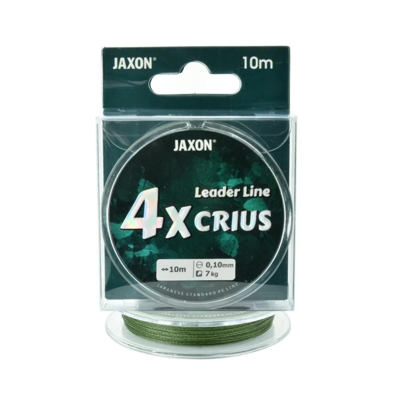 Ekspresowa dostawa Plecionka przyponowa Jaxon Crius 4X Leader Line 0.10mm 10m
