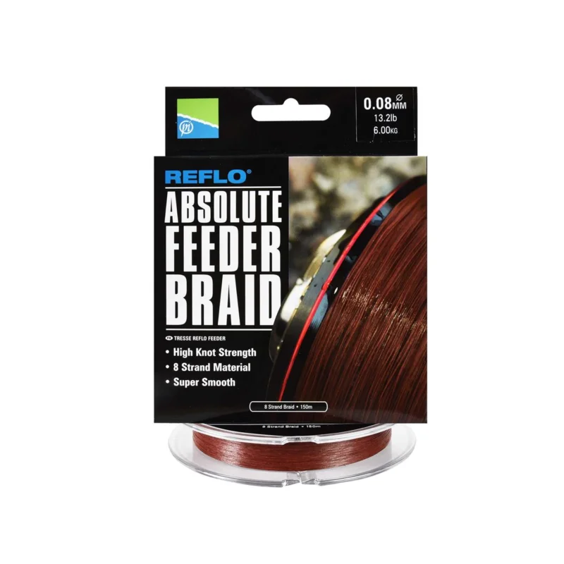 Plecionka feeder, gruntowa Preston Absolute Feeder Braid 0.08mm 150m Ostatnie sztuki