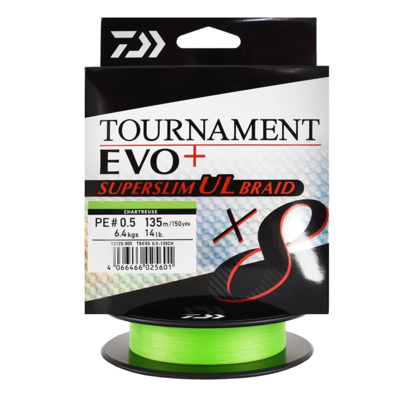 Łatwy zwrot Plecionka spinningowa Daiwa Tournament X8 6.40kg 135m