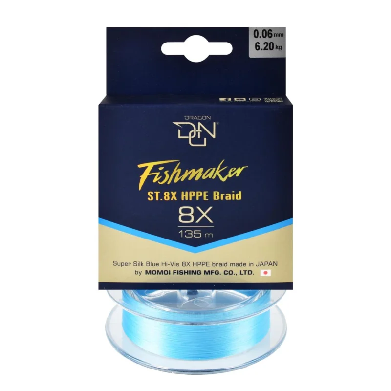 Plecionka spinningowa Dragon Fishmaker ST-8X 0.06mm 135m Taniej