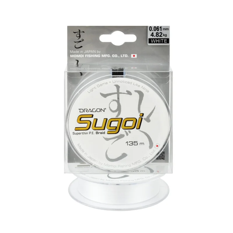 Kup teraz Plecionka spinningowa Dragon Sugoi Superthin 0.061mm 135m biała