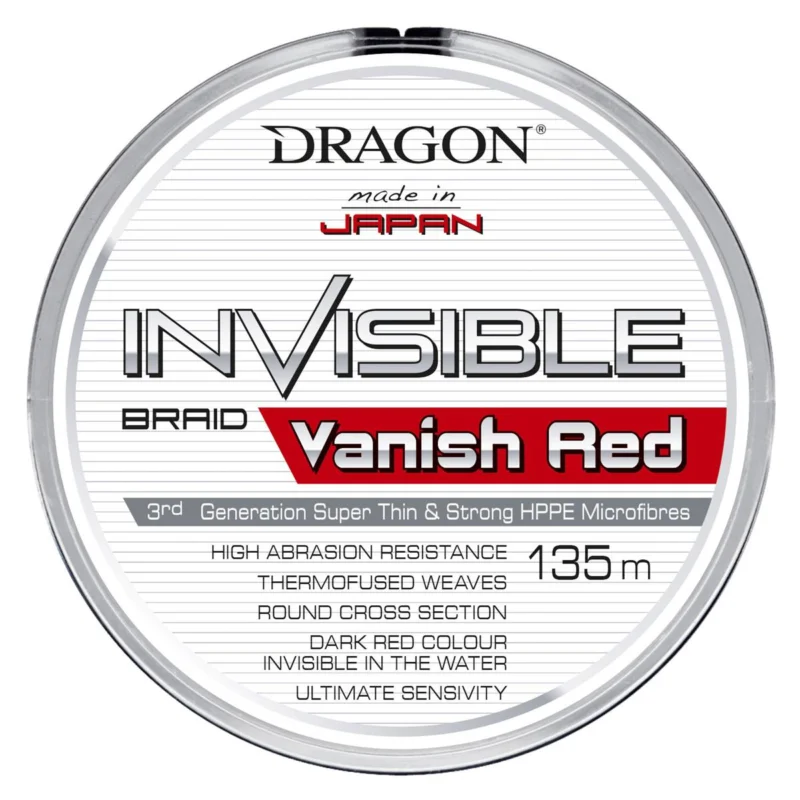 Kup teraz Plecionka spinningowa Dragon Invisible Vanish Red 0.10mm 135m