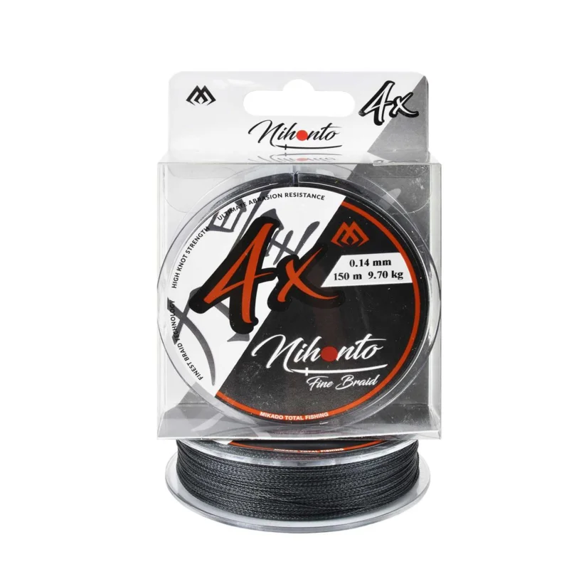 Plecionka spinningowa Mikado Nihonto Fine Braid 0.14mm 150m czarna Promocja