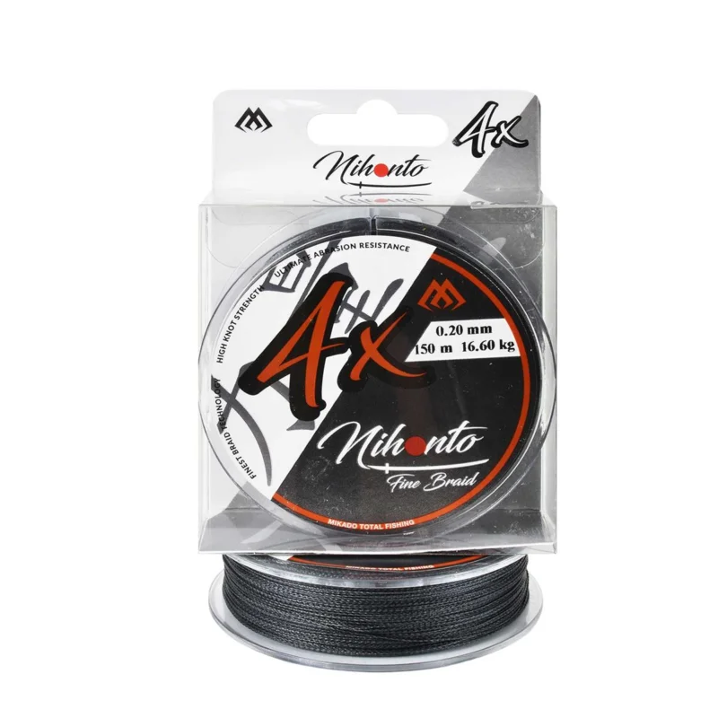 Szybka dostawa Plecionka spinningowa Mikado Nihonto Fine Braid 0.20mm 150m czarna