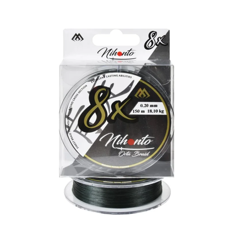 Zamów teraz Plecionka spinningowa Mikado Nihonto Octa Braid 0.20mm 150m zielona