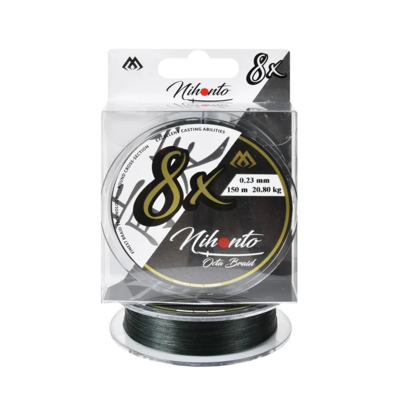Plecionka spinningowa Mikado Nihonto Octa Braid 0.23mm150m zielona Premium
