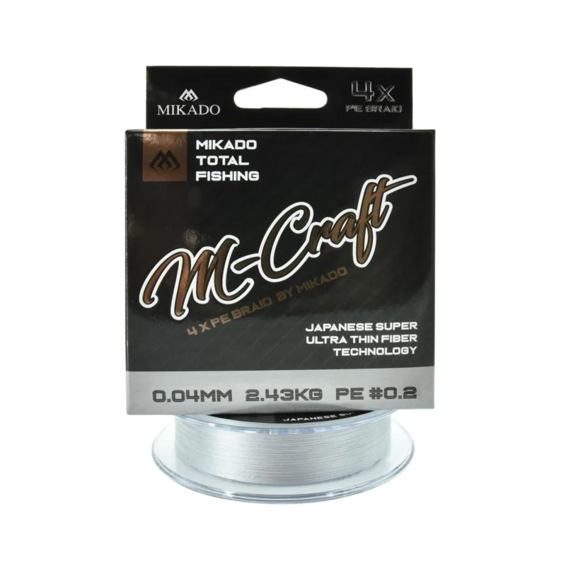 Plecionka spinningowa Mikado M-Craft Braid 0.04mm 150m szara Taniej